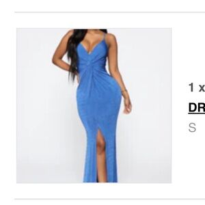 “COMING FOR MORE” Maxi Dress NWT Small Fashion Nova/Revolve